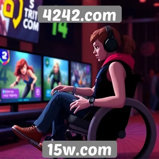 Acessibilidade em jogos no site 4242.com