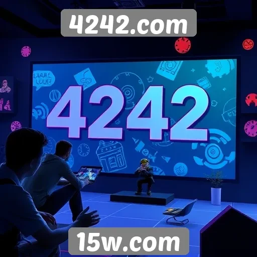 4242.com aposta em jogos inovadores e experiências interativas